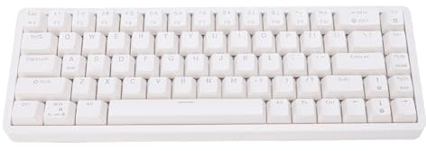 SUNGOOYUE Mechanische Tastatur, 68 Tasten, Kabelgebunden, Mechanische Tastatur, Kompaktes Gaming mit Rotem Schalter, RGB-Hintergrundbeleuchtung, Abnehmbares Typ-C-Kabel, für OS X PC Laptop
