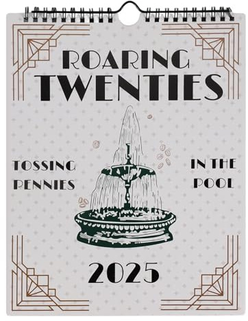 Rastapulz Kalender „Roaring Twenties 2025, Wandkalender „Roaring Twenties