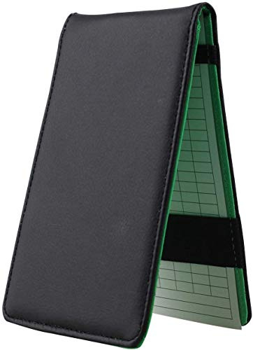 KOFULL Pu Leather Golf Score Card Holder Yardage Book masters Scorers Wallet