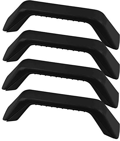 Wohnwagen Rangiergriff, 180 mm, Kunststoff, Unterteil Schwarz, Oberteil Schwarz (4)