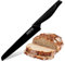 Nirosta Coltello per Pane, Linea Wave in Acciaio Inossidabile con Rivestimento Antiaderente Nero 20cm
