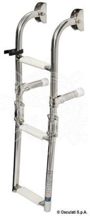 Osculati Klapp-Badeleiter AISI316 extra schmal 3-stufig