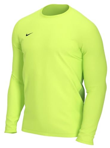 NIKE Men's M Nk Dry Park Vii Jsy Ls T shirt, Volt/(Black), XL UK