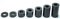 cyclingcolors 10x espaciadores plastico M5 arandela 5mm x 10mm espaciadora redonda negra nylon Tornillos (Espesor L = 18mm)