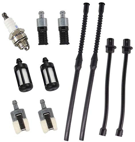 HURI Kraftstoffrohr Benzin Schlauch Kraftstofffilter Ölfilter für 4500 5200 5800 45cc 52cc 58cc Kettensägen