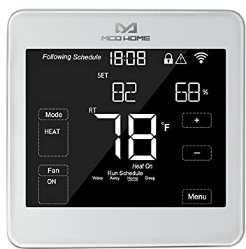 MCO Home Termostato intelligente per raffreddare e riscaldare, 24 VAC, MH-F500