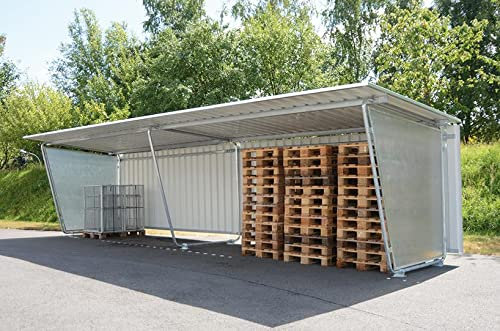 Überdachung Leipzig L14 4300x2200x2350,RAL9002