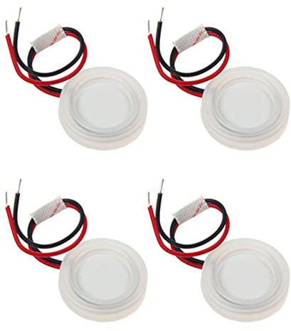 BODYA 4Pcs 20mm Ultrasonic Mist Maker Fogger Water Fountain Atomizing Transducer Ceramic Humidifier Discs With Wire