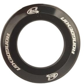 Mountain Bike Stem Bowl Cover 28.6mm Pipe Fork Headset Cap Replaceable Parts Attachment for Professional, Black
