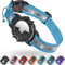 AirTag Katzenhalsband, Reflektierend Air Tag Halsband Katze, GPS Katzenhalsband mit Verstellbares und Glocke, Integriertes Apple Air Tag Katzen Halsband, Geeignet Für Katzen Welpen[Blau][XS]
