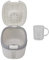 Large Capacity Food Storage Container, Rice Storage Container, Airtight Food Storage Container with Measuring Cup, Covered Rice Bucket, Cereal Dispenser Bin for Grains Nuts Flour(L Gray (15kg/33.1lb))