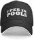 FJAUOQ Baseballmütze mit Aufschrift I Pee in Pools für Herren, grafische Kappen, Schwarz , Einheitsgröße
