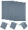 sourcing map Miniatur Dachziegel PVC Modell Dachziegel Mini Heimwerker Dachziegel Modell Bau Set für Modellbau Schleifentisch 29.5x19.5cm/1.16x0.76 Dunkel Grau Pack von 4 1:75