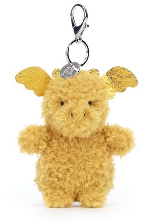 Jellycat Schlüsselanhänger zum Anklippen, Taschenanhänger-Kollektion, Little Dragon