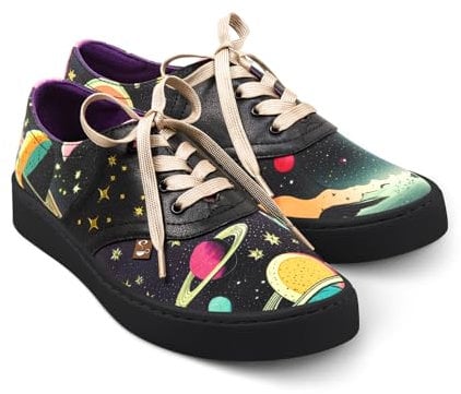 Hot Chocolate Design Chocolaticas Galactica Women's Casual Sneakers Multicoloured HCD 39