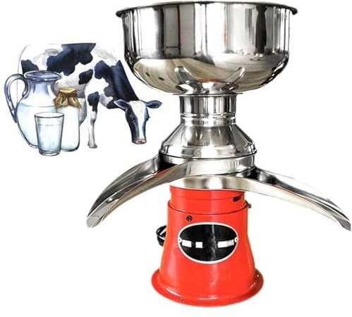 Elettrica Scrematrice Centrifuga per Latte Panna Crema Formaggio Dolci, Separatore per Crema Latte Fresco, Separatore Elettrico di Latte Scrematura 50 l/h
