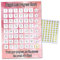 Weight Loss Progress Chart A4 Print, Motivational Diet Goal Tracker with Star Stickers, 4 Stone, A4, Gold Stars