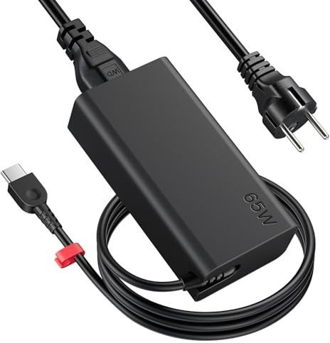 Chargeur USB C 65W pour Lenovo Yoga Slim 7 6 9, Yoga 7i 9i, Chromebook C330 300e 500e Gen 2, Adaptateur Secteur Type C 20V 3,25A pour ThinkPad X1 Carbon, IdeaPad 5