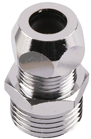 Schell Quetschverschraubung, Messing-verchromt, 1 Stück, 1/2 Zoll x 10 mm, 16256 2