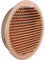 La Ventilazione GTRP200R Griglia Tonda da Incasso, Rame, ø 230 mm