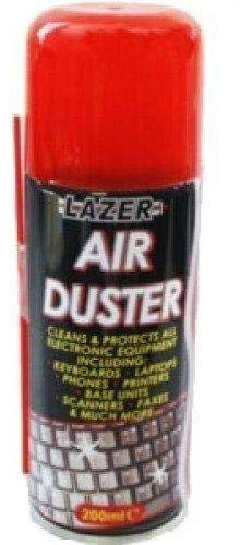 Lazer 3 x 200ml Air Duster With Straw Cleaning Cleaner For Keyboards, Dashboards, Computers, Scanners, Printers & Much More