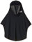 Under Armour Womens Hoods Women's Ua Extended Sport Hijab, Black, 1357808-001, M/L