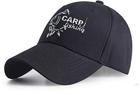 Herren Kappe Hut Stickerei Herren Baseball Caps Baumwolle Sommerkappe Für Frauen Angeln Papa Hüte Snpback-Black_56Cm_to_60Cm