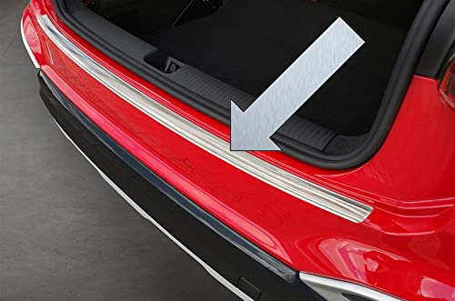 Ladekantenschutz Edelstahl Silber kompatibel mit Audi Q2 Facelift ab Baujahr 09.2020-3235518