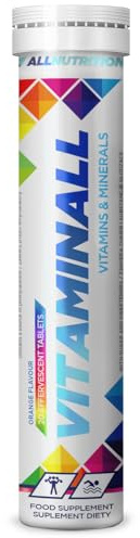 ALLNUTRITION Vitaminall Vitamine & Mineralien - Multivitamin Mineralstoffe Magnesium Vitamin CEDB 6 B12 Eisen Zink - Nahrungsergänzungsmittel 20 Tabletten
