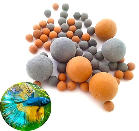 通用 Tourmaline Balls for Betta Fish Tank Accessories.Shrimp Mineral Freshwater Aquarium Tank.Mineral Supplement Substrate,Water Conditioner for Freshwater Shrimp etc