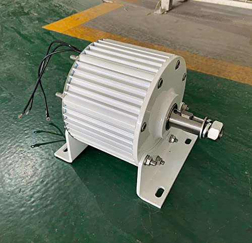 Generatore magnetico permanente 2000 W, 48 V, 96 V, 120 V, 220 V, 500 giri/min, generatore elettrico a 3 fasi, motore elettrico a trasmissione a basso rumore per impianti eolici da 2 KW