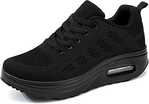 AHICO Laufschuhe Damen Leicht Sportschuhe Atmungsaktiv Turnschuhe Outdoor Running Sneakers Straßenlaufschuhe Confort Freizeitschuhe Mesh