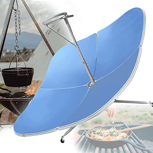 XDLYWUZIQ Kits De Cuisinière Solaire, Réchauds D'extérieur, Réchaud Solaire, Cuiseur Solaire Parabolique Portable, Cuiseur Solaire Concentré, Four D'extérieur pour Pique-Nique Barbecue