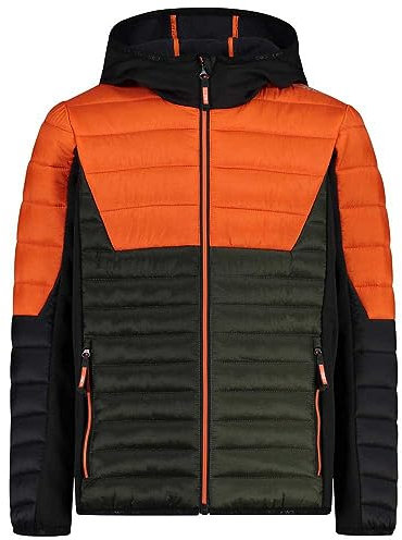 CMP - Hybrid Fix Hood Kinderjacke, Orange, 152