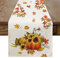 Artoid Mode Kürbisse Ahornblätter Sonnenblumen Herbst Tischläufer, Saisonnal Küche Tisch Dekoration Drinnen Urlaub Party Dekor 40x240 cm