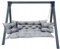 Waterproof Outdoor Palettenkissen | Hollywoodschaukel Auflage | Bankauflage | Sitzkissen and Rückenkissen | Pallettenpolstern | Lounge Kissen Outdoor 100 x 110 cm(100 x 50 x 60 cm) Inkl. 2 kissen Grau