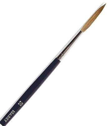Isabey Liner Kolinsky Pinceau rond en martre, 4 tailles