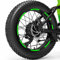Komplettes Aufkleber-Set für Fatbikes Fatbike MTB 20-26-29 Zoll (20-26-29 Zoll), Rad für Mountainbikes, wählen Sie Farbe Code 2046 (20 Zoll, 069 Neongrün)