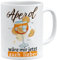 OM3® lustige Tasse mit Spruch - Aperol wäre mir jetzt auch lieber - Statement | Keramik Becher | 11oz 325ml | Beidseitig Bedruckt | Weiss