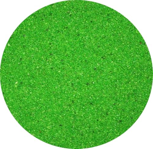 Beton-ABC Farbsand Dekosand Grün 10 kg - Wetterfest Perlsand 0,5-1mm, Weihnachten Kerze (EUR 1,25/ kg)