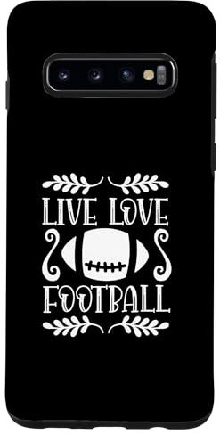 Hülle für Galaxy S10 Live Love Football Sportliebhaber American Football