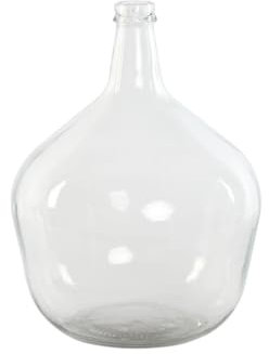 Home ESPRIT Vase Transparent en Verre recyclé 31 x 31 x 43 cm