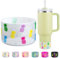 Botte en silicone pour tasse Stanley 40 30 591 ml, couvercle inférieur pour gobelets Yeti Rambler Cup SimpleModern 1200 ml, manchon de protection pour bouteille d'eau de 340,2 à 700,4 g (transparent)