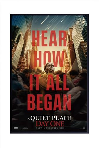 Filmposter A Quiet Place – mattes Poster, rahmenloses Geschenk, 28 x 43 cm