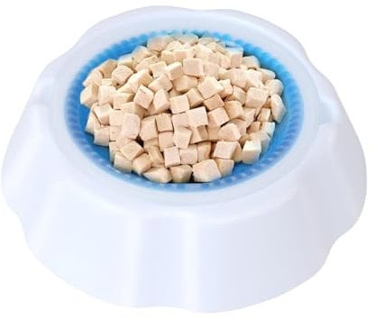 Gamelle rafraîchissante pour Animaux de Compagnie, gamelle rafraîchissante pour Chien, Bol d'eau Froide pour Chien, Bol d'été Frais en Plein air pour Chat et Chien, Eau d'alimentation, Bol de Glace à