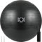 KK Exercise Ball Anti-Burst Gym Ball, Fitness Ball For Yoga, Pilates Training, Swiss Ball With Hand Pump (Black: 55CM)