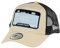 New Era Los Angeles Trucker Cap A-Frame verstellbar Kappe Kalifornien Mesh Patch beige - One-Size