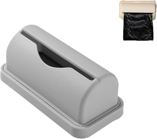 Bag Dispenser, Trash Bags And Dispenser, Trash Bags Dispenser, Trash Can Liner Dispenser, No Punching Garbage Bag Holder Dispenser For Kitchen Bathroom Toilet (Gray)