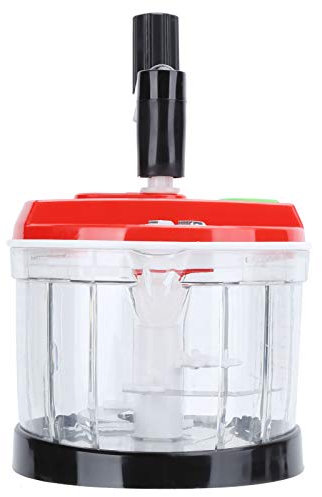 Manuelle Küchenmaschine, Hand Food Grinder, Gemüseschneider Kurbel Küchenmaschine Multifunktion Food Chopper mit 3 Shreddern zum Zerkleinern von Gemüse Obst Mischen von Mehlfüllungen