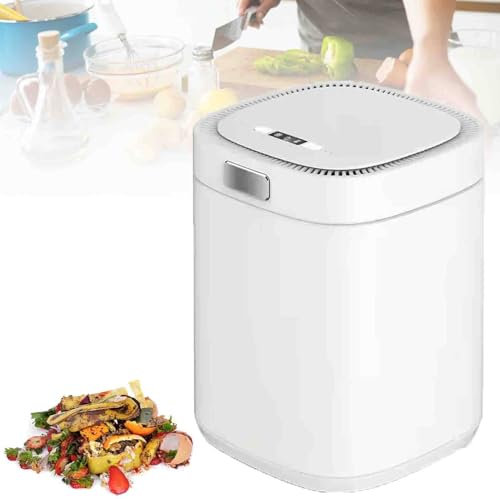 HNBYLMM Electric Compost Bin Kitchen Composter Compost Bin Kitchen Smart Waste Kitchen Composter with Activated Carbon Filter Turn Waste to Organic Compost